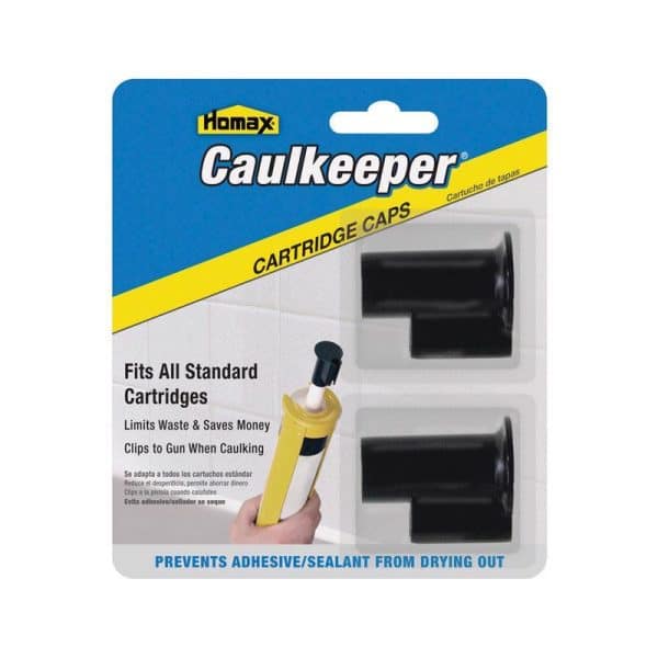 Homax Black Professional Plastic Reusable Caulking Caps 2 pk