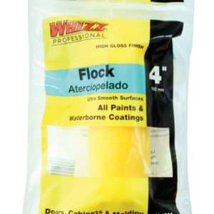 Whizz Flock 4 in. W X 1/2 in. Mini Paint Roller Cover 1 pk