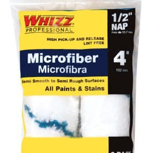 Whizz Xtrasorb Microfiber 4 in. W X 1/2 in. Mini Paint Roller Cover 2 pk