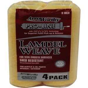 Arroworthy Pro-Line Synthetic Blend 9 in. W X 1/2 in. Paint Roller Cover 4 pk