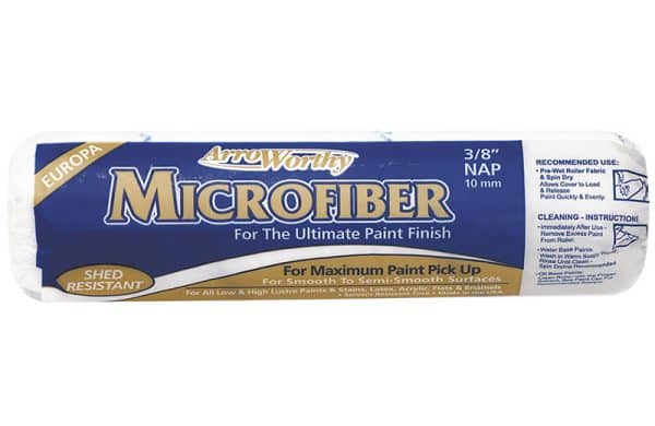 Arroworthy Pro-Line Microfiber 18 in. W X 3/8 in. Paint Roller Cover 1 pk