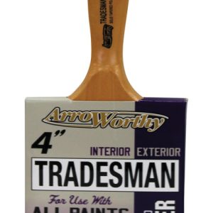 ArroWorthy Tradesman 4 in. Chiseled Paint Brush