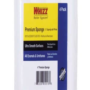 Whizz Sponge 4 in. W X 1/2 in. Mini Paint Roller Cover 4 pk