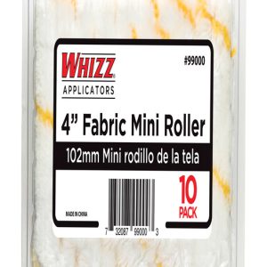 Whizz Fabric 4 in. W X 1/2 in. Mini Paint Roller Cover 10 pk