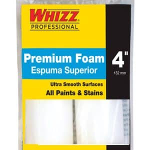 Whizz Foam 4 in. W X 1/2 in. Mini Paint Roller Cover 2 pk