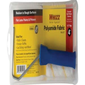 Whizz 4 in. W Mini Paint Roller Kit Threaded End