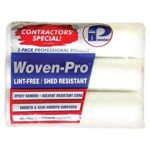 Premier Woven-Pro Polyester 9 in. W X 3/8 in. Paint Roller Cover 3 pk