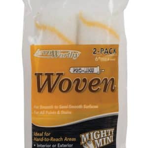 Arroworthy ProLine Woven 6.5 in. W X 3/8 in. Mini Paint Roller Cover 2 pk