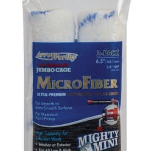 Arroworthy Microfiber 6.5 in. W X 3/8 in. Jumbo Paint Roller Cover 2 pk