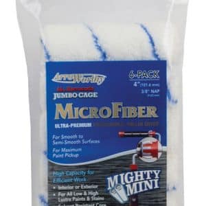 Arroworthy Barracuda Microfiber 4 in. W X 3/8 in. Jumbo Paint Roller Cover 6 pk