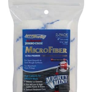Arroworthy Barracuda Microfiber 4 in. W X 9/16 in. Jumbo Paint Roller Cover 2 pk