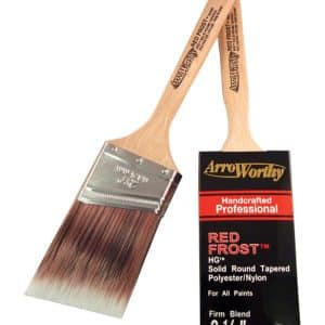 ArroWorthy Red Frost 2-1/2 in. Angle Paint Brush