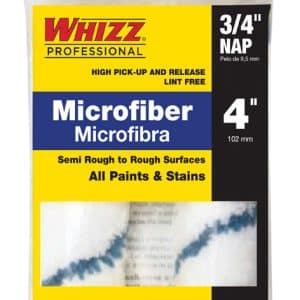 Whizz Xtrasorb Microfiber 4 in. W X 3/4 in. Mini Paint Roller Cover 2 pk