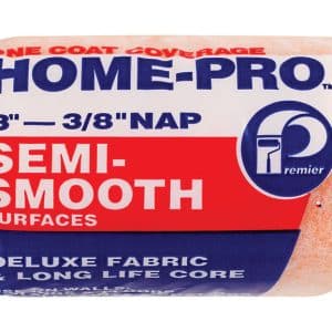Premier Home-Pro Polyester 3 in. W X 3/8 in. Paint Roller Cover 1 pk
