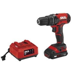 SKIL PWR CORE 20 V 1/2 in. Brushed Cordless Drill Kit (Battery & Charger)
