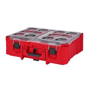 Milwaukee Packout 19.7 in. Deep Storage Organizer 2100 cu in Black/Red