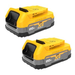 DEWALT 20V MAX POWERSTACK DCBP034-2 20 V Lithium-Ion Compact Battery 2 pc