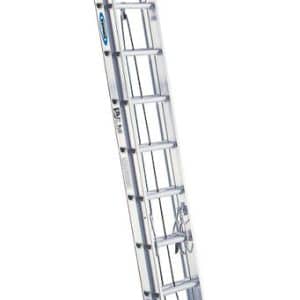 Werner 20 ft. H Aluminum Telescoping Extension Ladder Type IA 300 lb. capacity