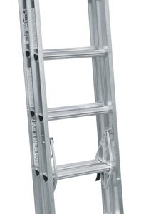 Werner 16 ft. H Aluminum Telescoping Extension Ladder Type IA 300 lb. capacity