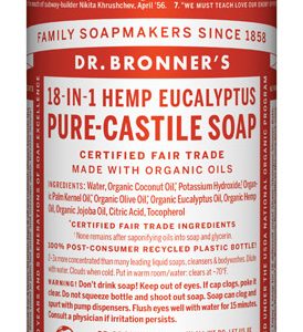 Dr. Bronner's 18-in-1 Organic Eucalyptus Scent Pure-Castile Liquid Soap 16 oz 1 pk
