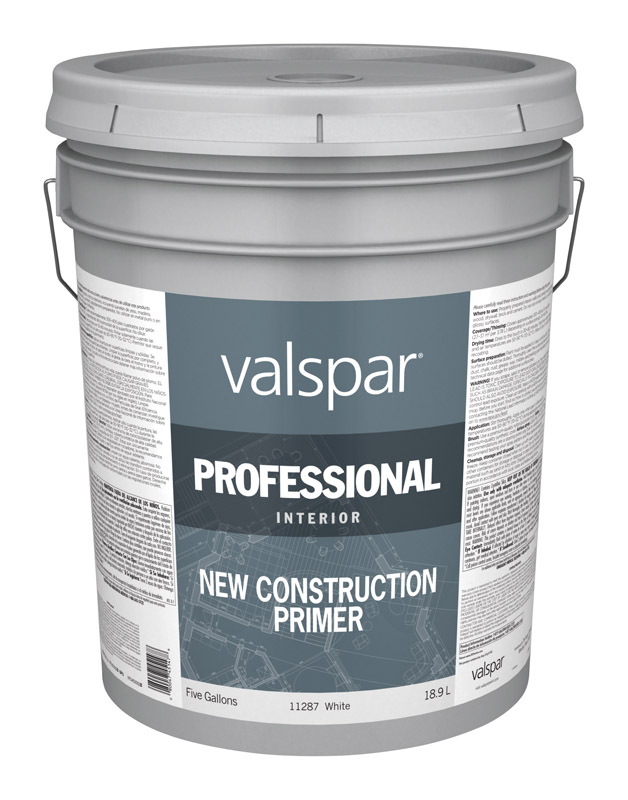 Valspar Professional Basic White New Construction Primer Interior 5 gal ...