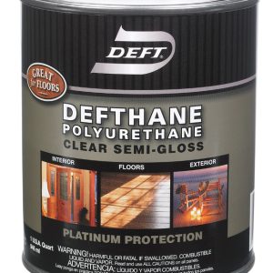 Deft Semi-Gloss Clear Oil-Based Polyurethane 1 qt