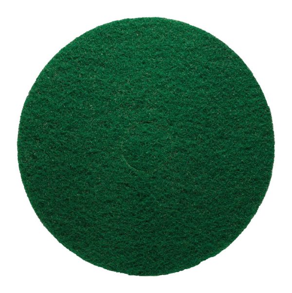 Gator 13 in. D Non-Woven Natural/Polyester Fiber Floor Pad Disc Green