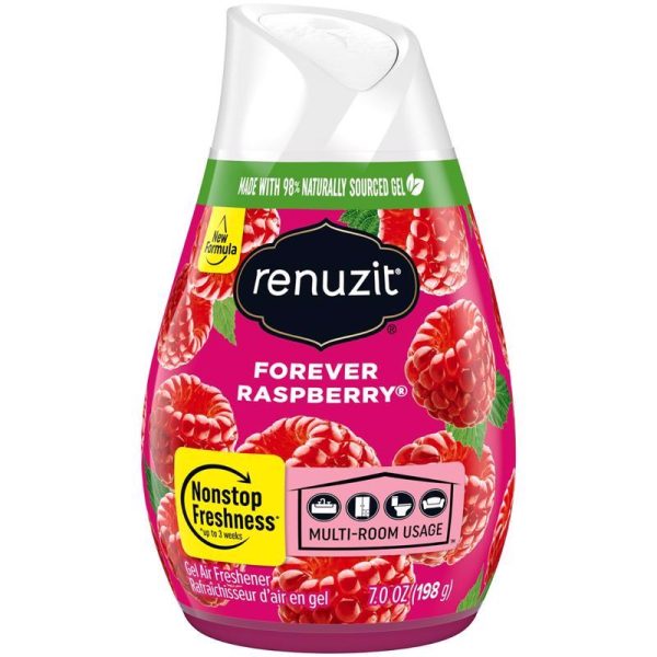 Renuzit Raspberry Scent Air Freshener 7 oz Gel