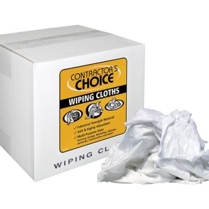 Contractor's Choice Bleached Cotton Wiping Cloth