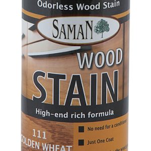 Saman Semi-Transparent Golden Wheat Water-Based Wood Stain 12 oz
