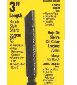 RemGrit 3 in. Carbide Grit T-Shank Bosch Jig Saw Blade 1 pk