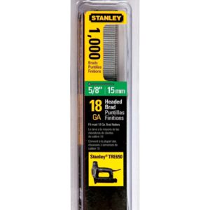 Stanley 18 Ga. X 5/8 in. L Steel Brad Nails 1000 pk