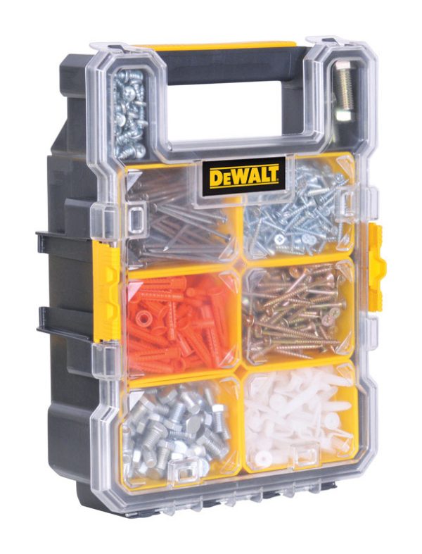 DeWalt 4.56 in. W X 13.66 in. H Storage Organizer Plastic 6 pocket Yellow