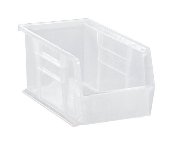 Quantum Storage 5-1/2 in. W X 5 in. H Storage Bin Plastic 1 compartments Clear
