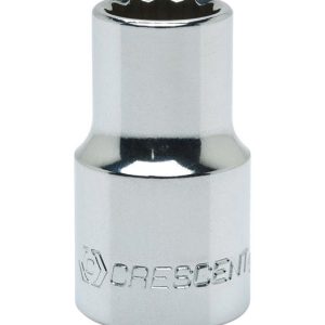 Crescent 15 mm X 1/2 in. drive Metric 12 Point Standard Socket 1 pc