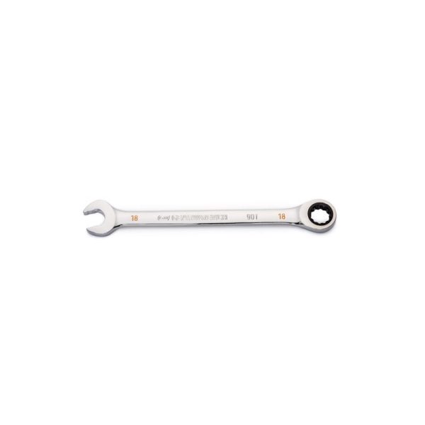 GearWrench 18 mm 12 Point Metric Ratcheting Combination Wrench 9.33 in. L 1 pc
