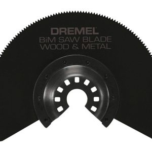 Dremel Multi-Max 3.375 in. X 3 in. L Bi-Metal Half-Moon Drywall Saw Blade 1 pk