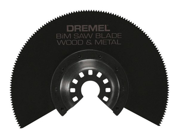 Dremel Multi-Max 3.375 in. X 3 in. L Bi-Metal Half-Moon Drywall Saw Blade 1 pk