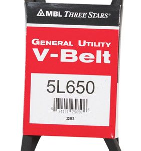Mitsuboshi FHP 5L650 General Utility V-Belt 0.63 in. W X 65 in. L For Fractional Horsepower Motors