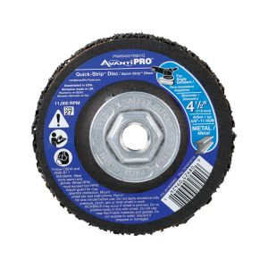 Avanti Pro Quick-Strip 4-1/2 in. D X 5/8 in. Silicon Carbide Grinding Disc