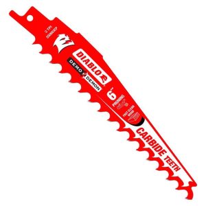 Diablo Demo Demon 6 in. Carbide Tipped Reciprocating Saw Blade 3 TPI 3 pk