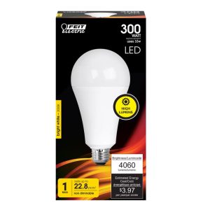 Feit Electric A21 E26 (Medium) LED Bulb Bright White 300 Watt Equivalence 1 pk