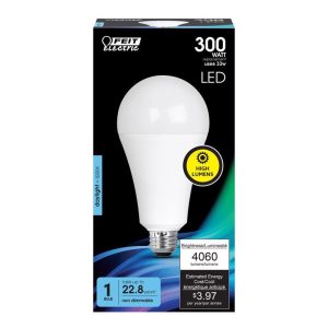 Feit Electric A21 E26 (Medium) LED Bulb Daylight 300 Watt Equivalence 1 pk