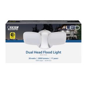 Feit Electric Dusk to Dawn Hardwired LED White Security Floodlight