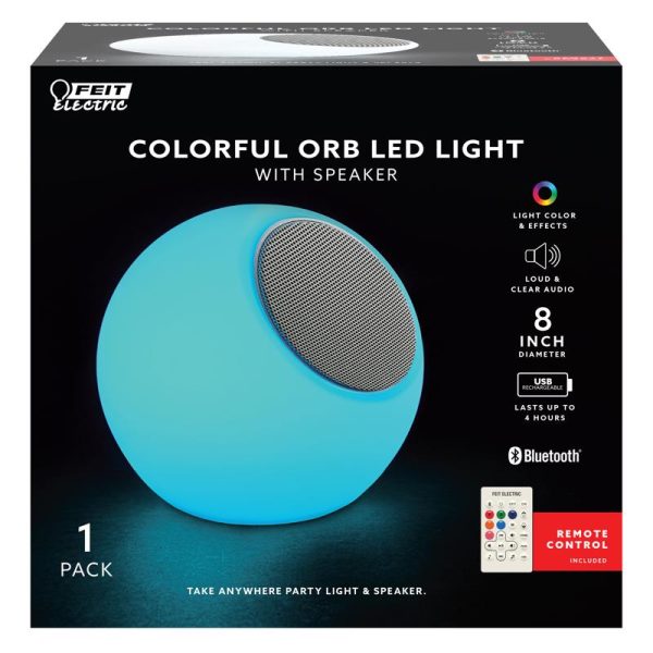 Feit Electric Wireless Bluetooth Weather Resistant Color Changing Speaker