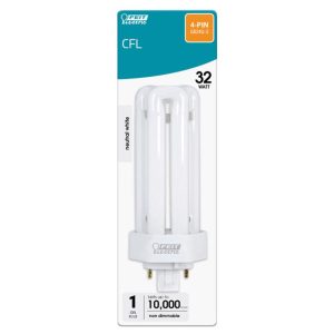 Feit Electric 32 W PL 5.2 in. L CFL Bulb Neutral White Speciality 3500 K 1 pk