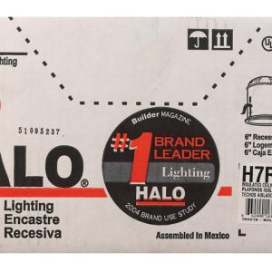 Halo Silver 6 in. W Aluminum LED Recessed Lighting Housing