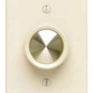 Leviton 5 amps Rotary Fan Control Ivory 1 pk