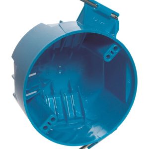 Carlon 20 cu in Round Polycarbonate Electrical Box Blue