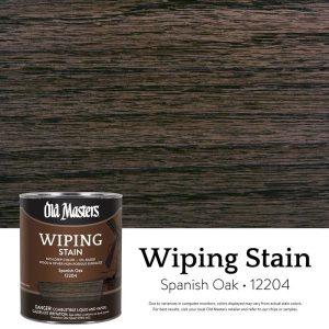 Old Masters Semi-Transparent Spanish Oak Oil-Based Wiping Stain 1 qt